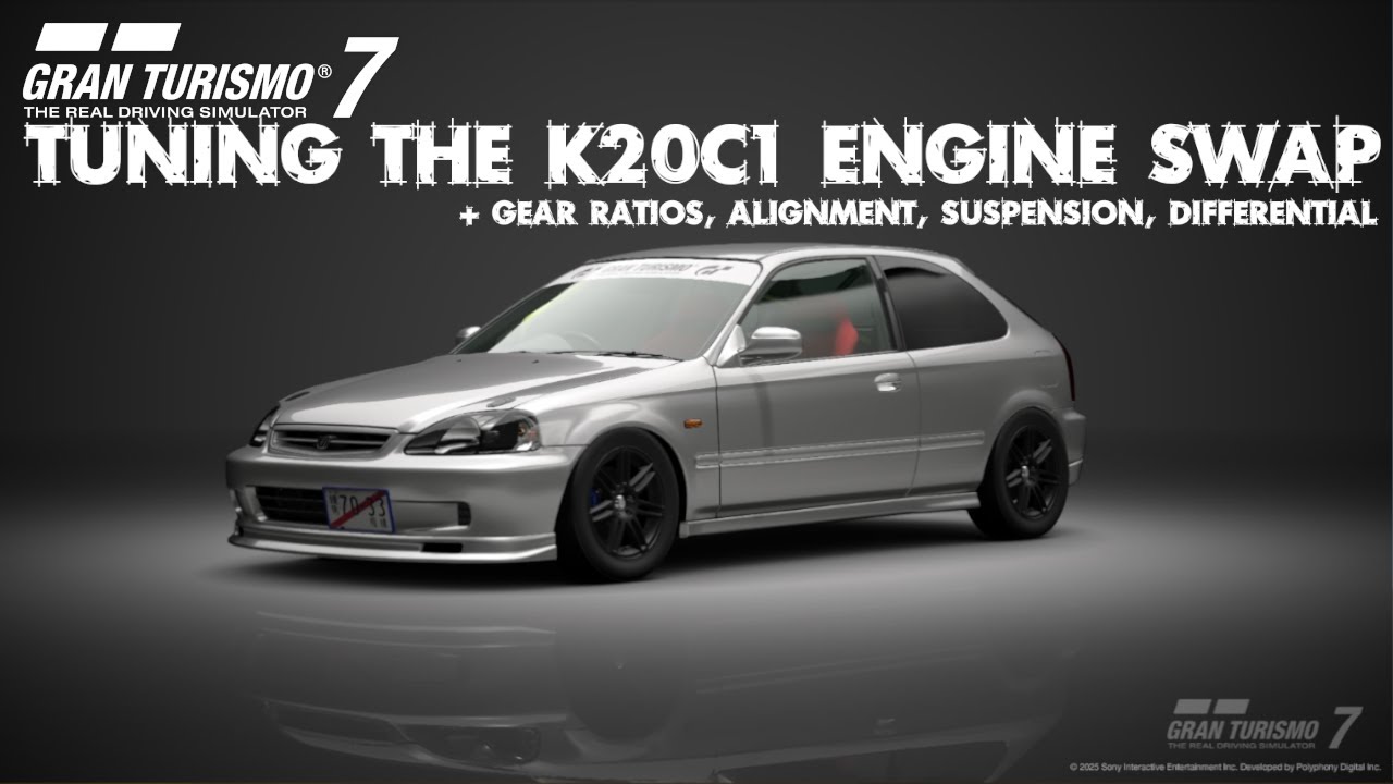 GRAN TURISMO 7 - TUNING THE K20C1? ENGINE SWAP - IS IT WORTH DOING? LETS FIND OUT