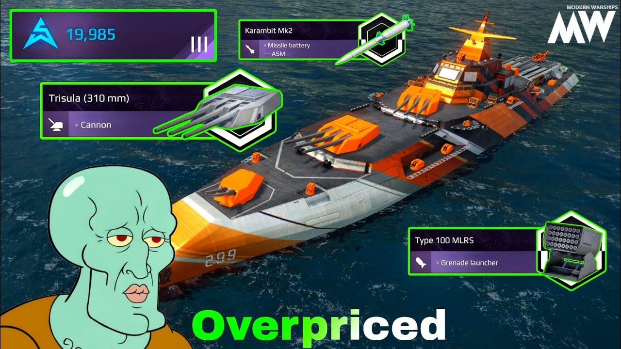 19k Artcoin 💸 Not Justified 🚫 Overpriced Battleship - Modern Warships 