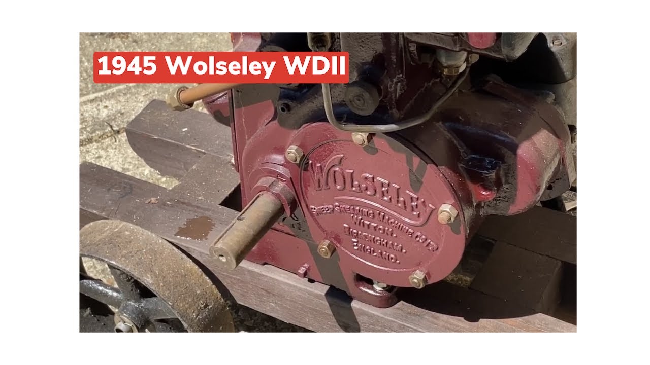 1945 Wolseley WDII - Vintage stationary engine