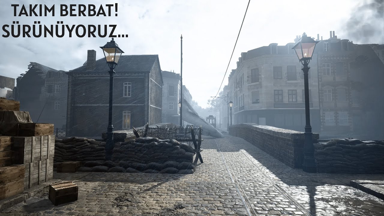 AMİENS'TE ZAYIF TAKIMLA BAYRAK KAPMACA - BATTLEFİELD 1 TÜRKÇE #battlefield1