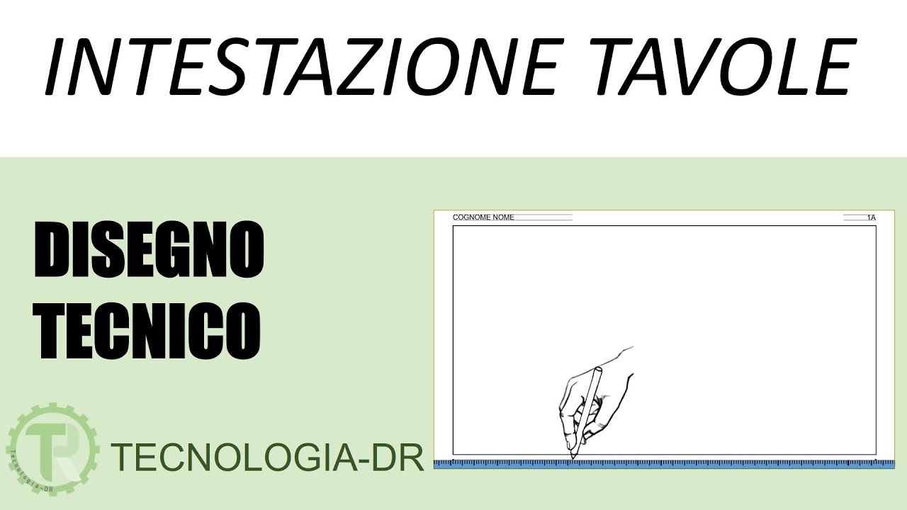 Intestazione tavole