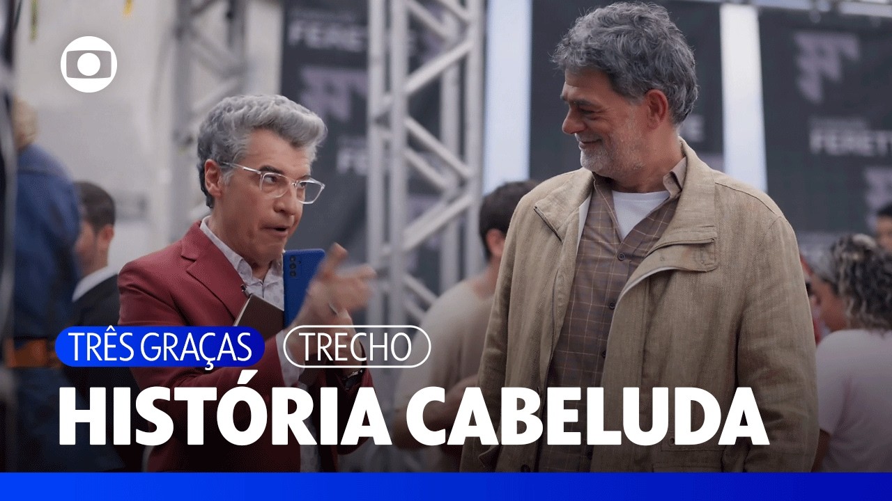 Téo desconfia da falta de memória de Rogério | Três Graças | TV Globo