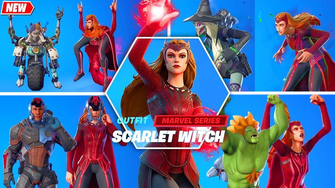 Scarlet Witch doing Built-In Emotes (by Doctor Strange in the Multiverse of Madness) シ