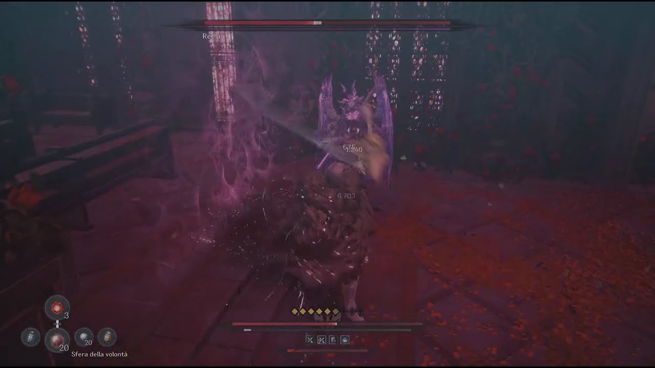 The First Berserker: Khazan - Reese boss fight (2nd phase, Expert Difficult)