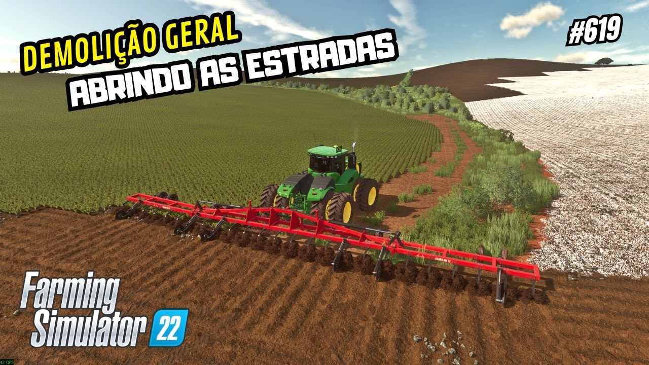 Abrindo a Estrada para Emenda dos Campos/Estância Ponte Funda/Farming Simulator 22 #619