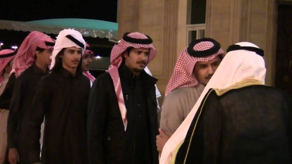وفد قبيلة بني واس في زواج فهد مبارك بن فرحية العلياني
