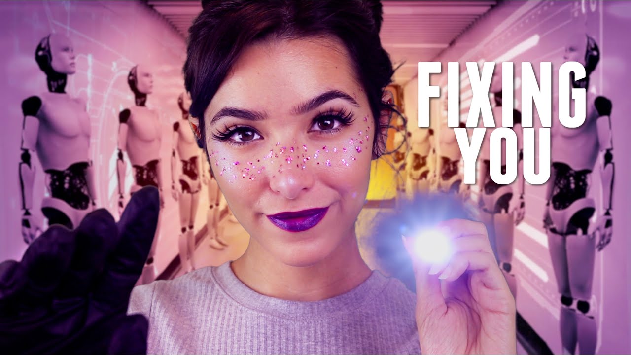 ASMR Fixing You: Before You Go On Sale (Ear exam, Cranial nerve exam, Ear massage, face brushing...)