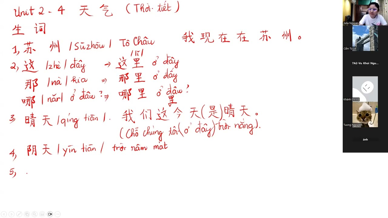 Estc2- Lesson 4- P1- 生词，口语，语法，课文听力