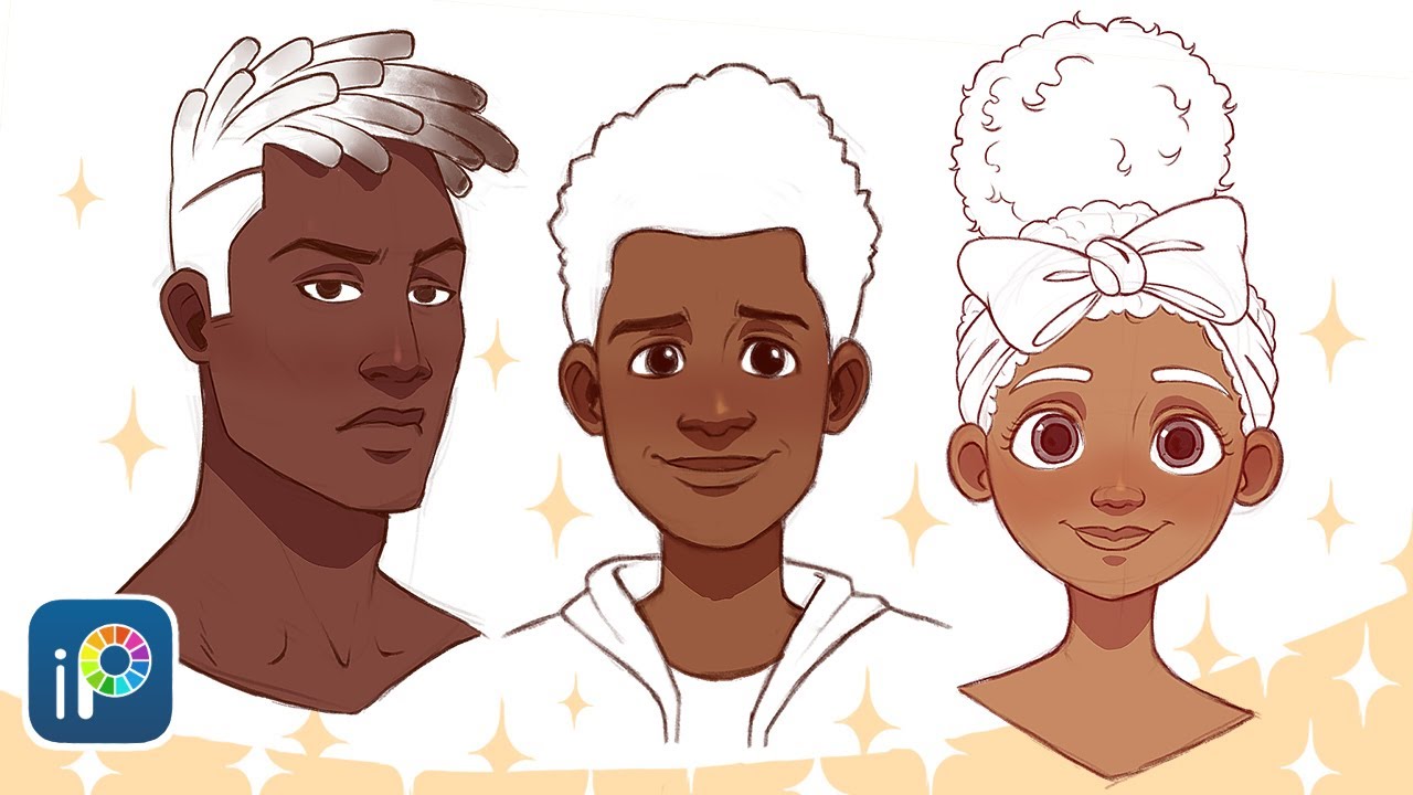 Como Pintar PELES NEGRAS usando 1 M&eacute;todo simples | Ibis Paint X Tutorial