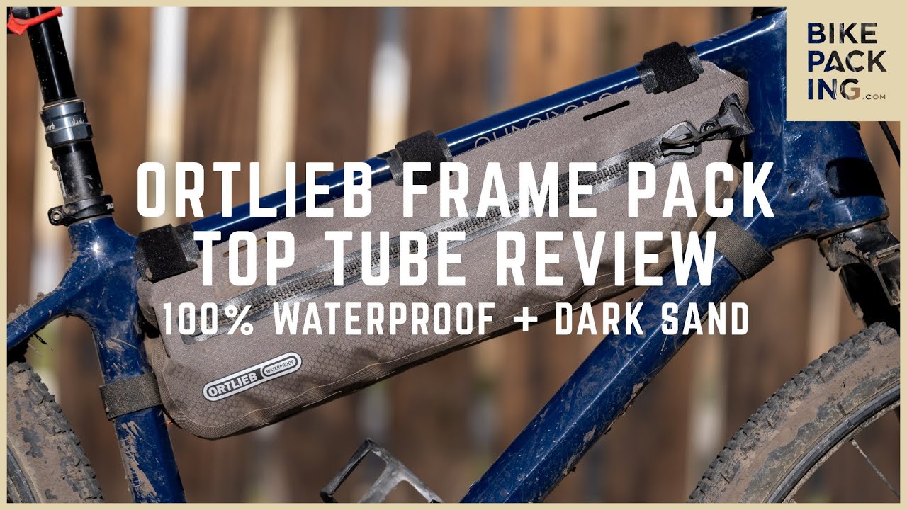 Обзор верхней трубы Ortlieb Frame Pack Top Tube — 100% водонепроницаемый + тёмно-песочный