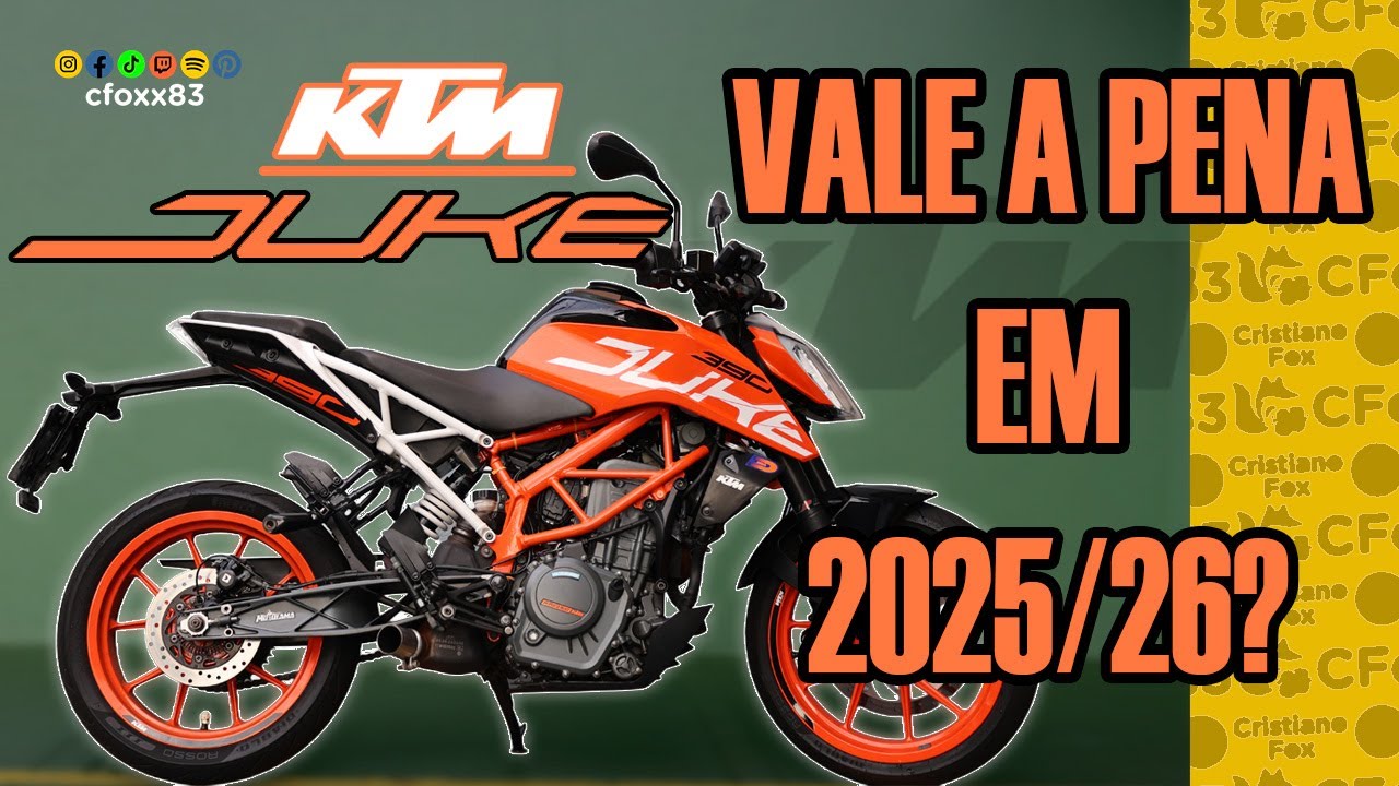 KTM Duke 390 2020 em 2025: ainda vale a pena?