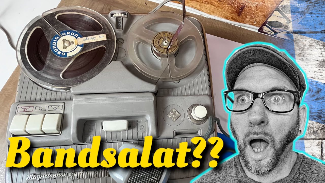 😳 Hoffentlich KEIN BANDSALAT!! - Das Telefunken Magnetophon #vintagehifi