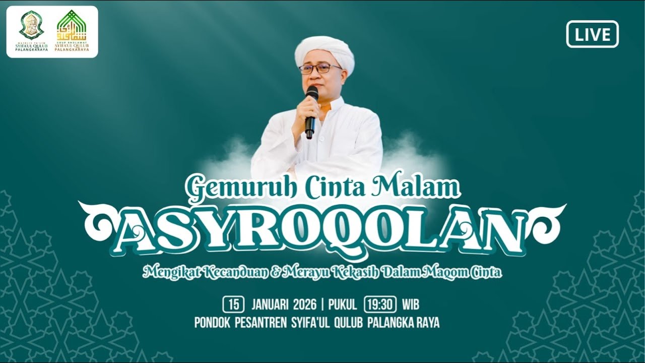 {LIVE} Pembacaan Rutin Maulid Simtudduror - Majelis Ta'lim Syifa'ul Qulub Palangkaraya