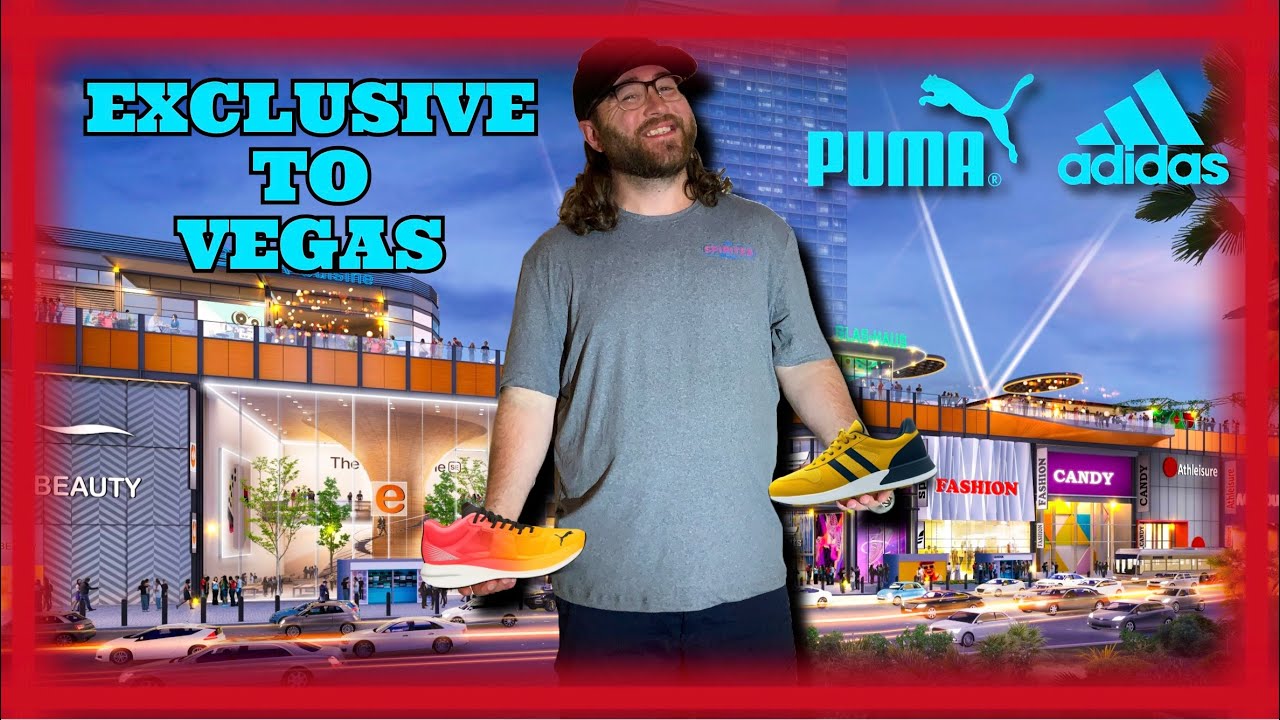 Visiting the MOST ICONIC Puma and Adidas Stores in Las Vegas