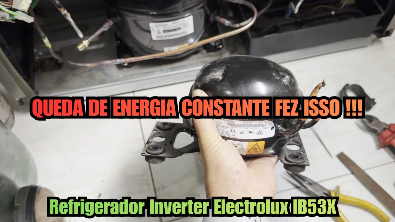 Refrigerador Electrolux Inverter IB53X - Avaria no Compressor