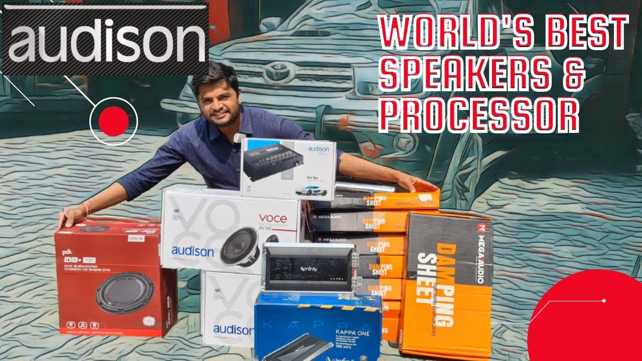 HIGHEND SPEAKERS UPGRADE EVER || AUDISON VOCE COMPONETS & BIT TEN PROCESSOR || SQ SETUP #9550010888