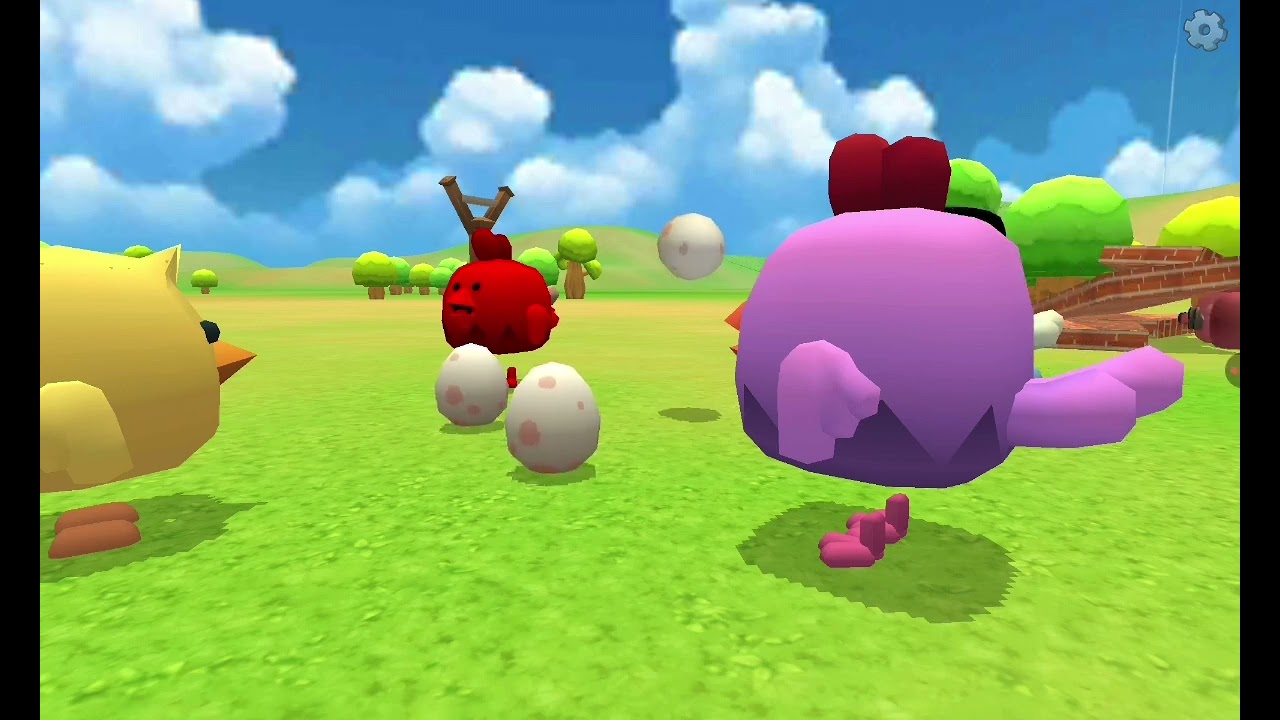 Angry birds no chicken gun
