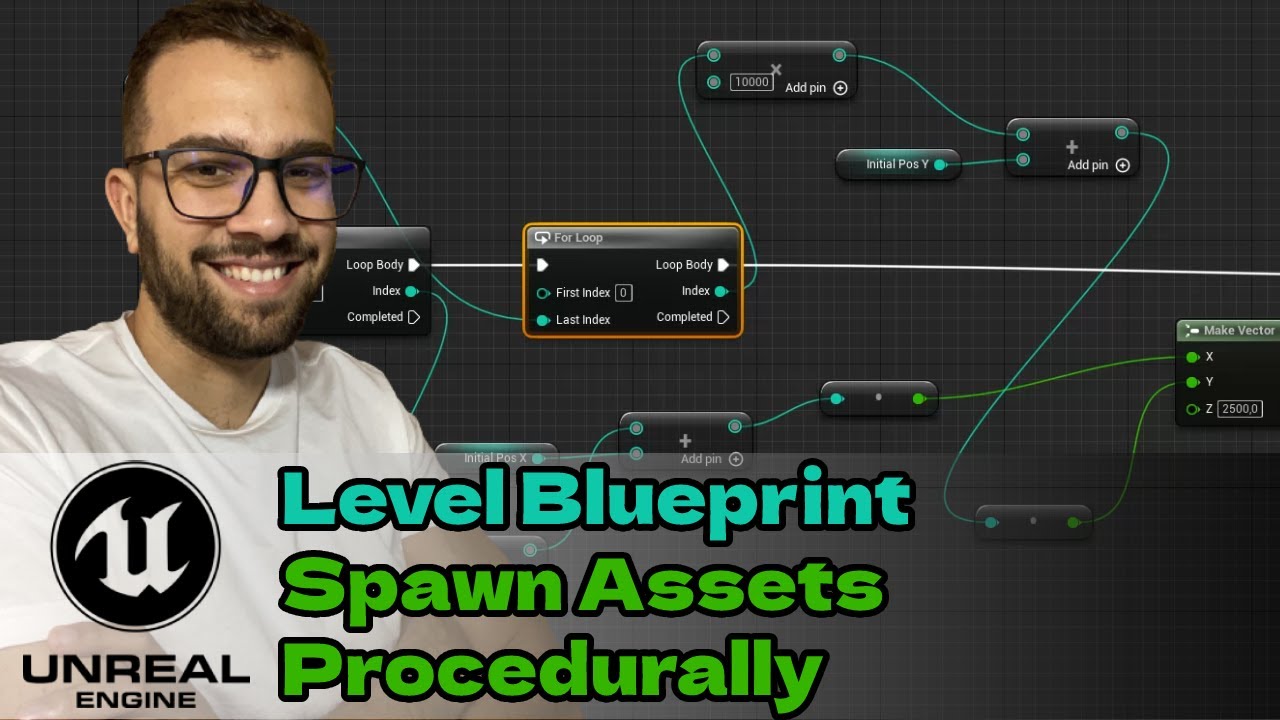 Unreal Engine 5.0 | Level Blueprint Tutorial - Spawn Assets Procedurally