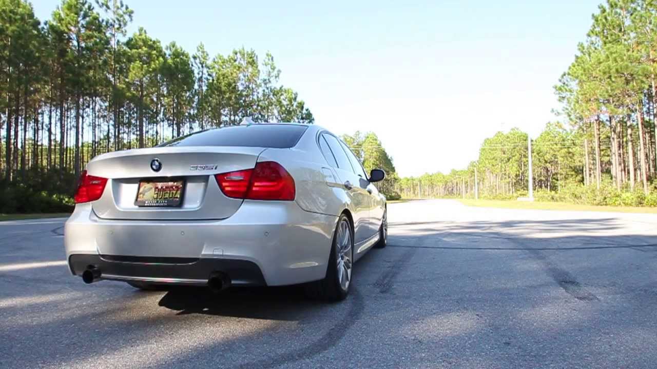 2010 BMW E90 335i M Performance Exhaust Drive By and Sound