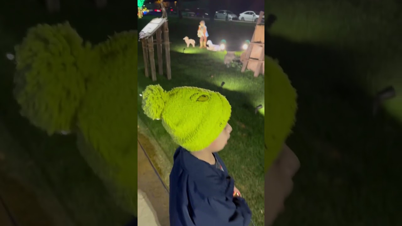 En las luces de navidad