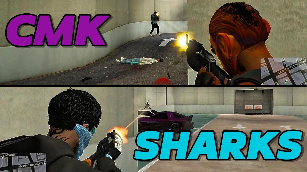 TIROTEO SHARKS vs CMK | CON ARM4S LARGAS | DOVUX LIFE GTARP