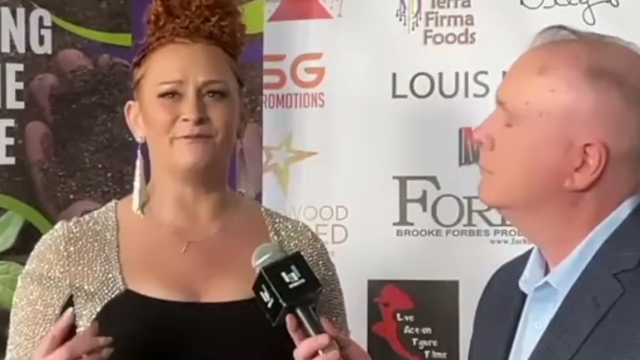 Angie V stained Red Carpet