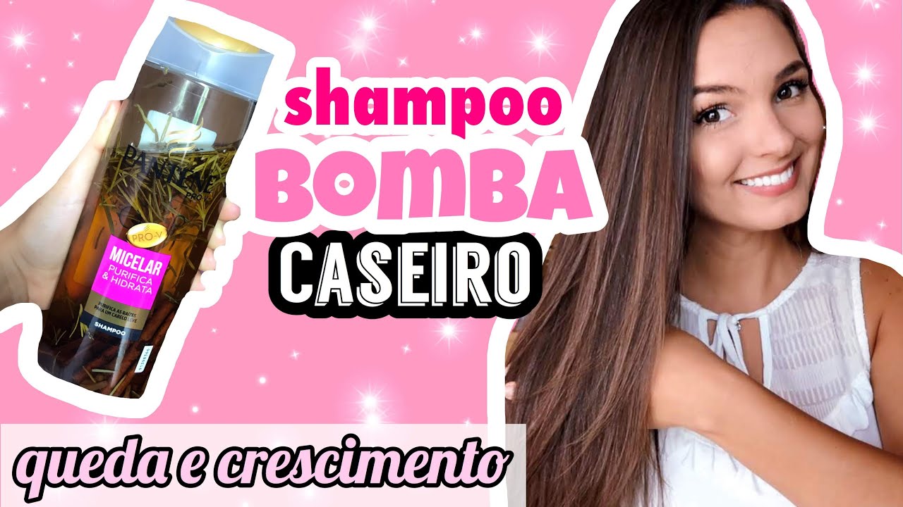O MELHOR SHAMPOO BOMBA CASEIRO | QUEDA E CRESCIMENTO DE CABELO