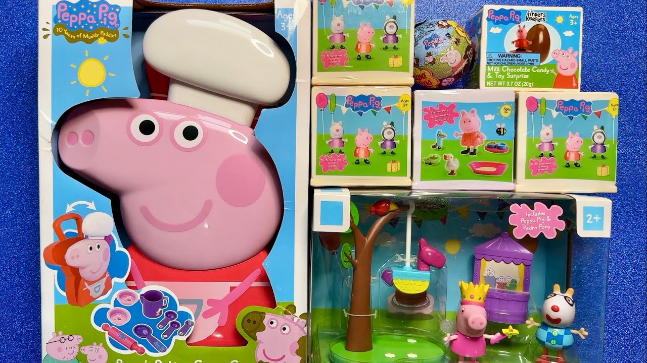 16 Minutes Satisfying with Unboxing Cute Peppa Pig Toy Collection ASMR | ReviewToys