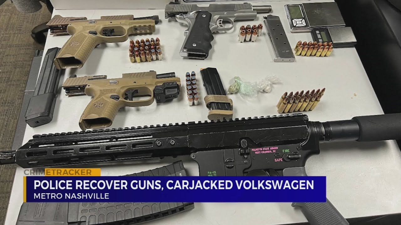 Metro police catch alleged carjacking suspect with multiple guns, drugs