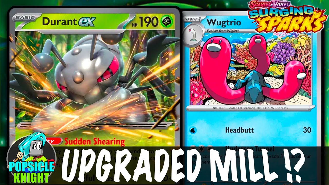 DURANT ex : Deck Out your opponent even Faster ! w/ Wugtrio ! PTCGL Gameplay (SURGING SPARKS)