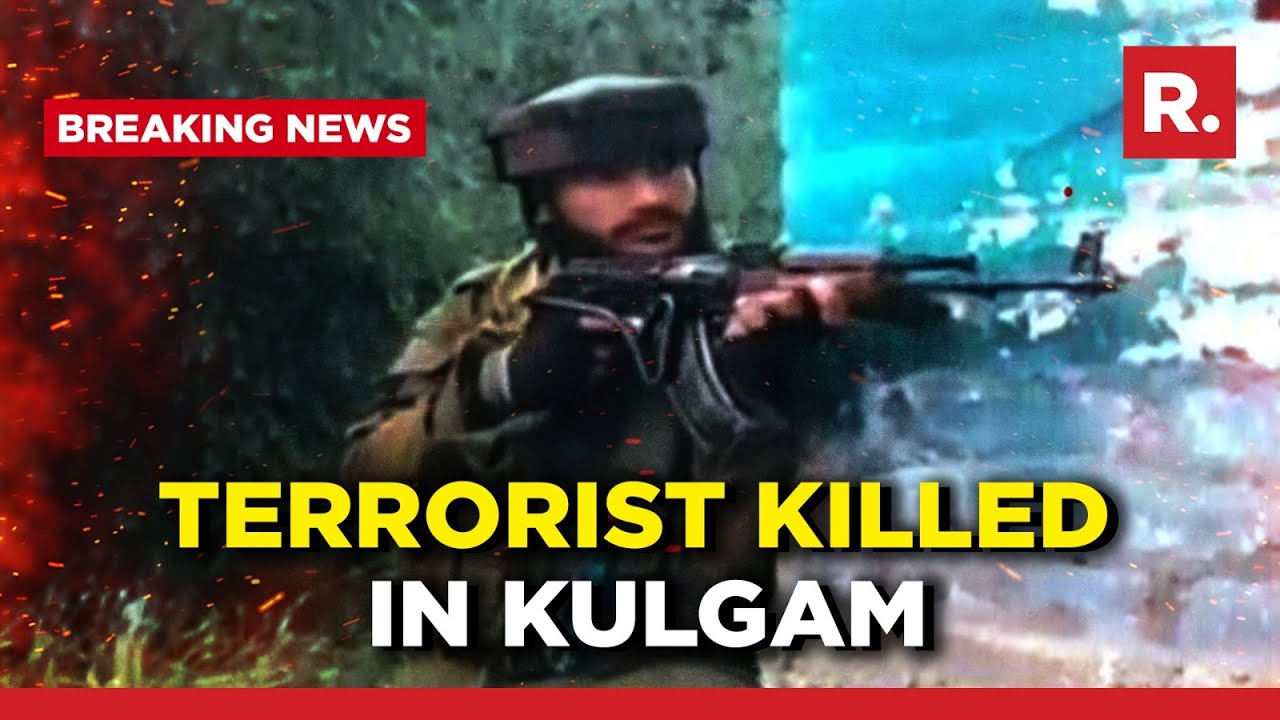 Terrorist Gunned Down In Kulgam Encounter; Arms & Ammunition Recovered