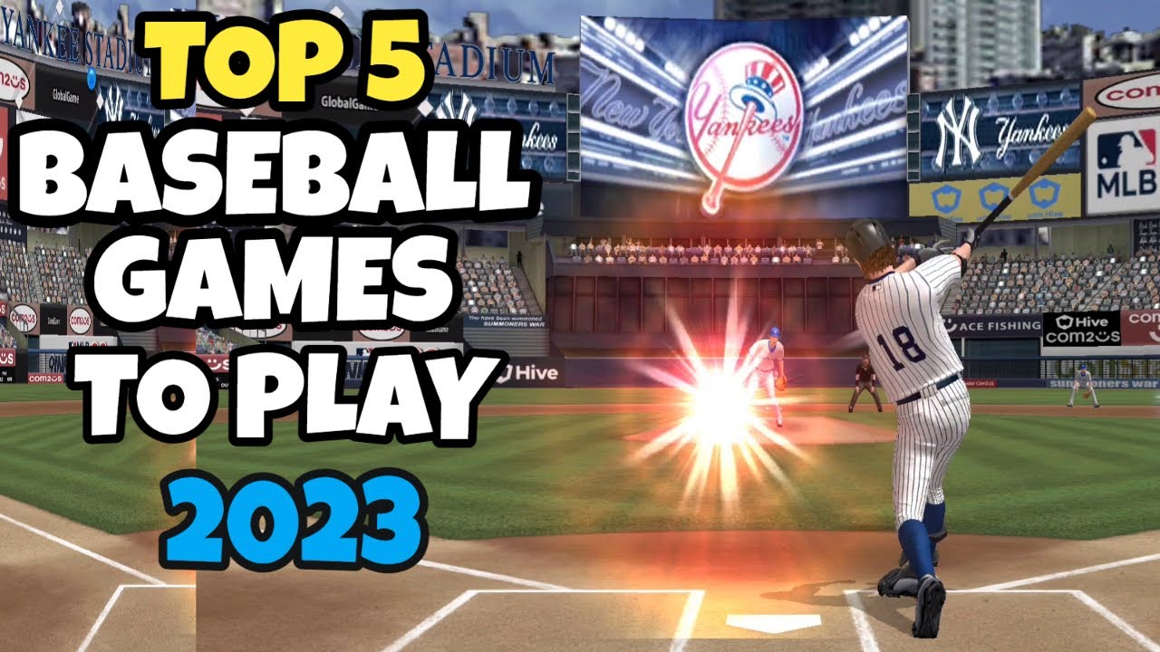 Top 5 Best BASEBALL Games for Android & iOS 2023 | High Graphics | (Online/Offline)