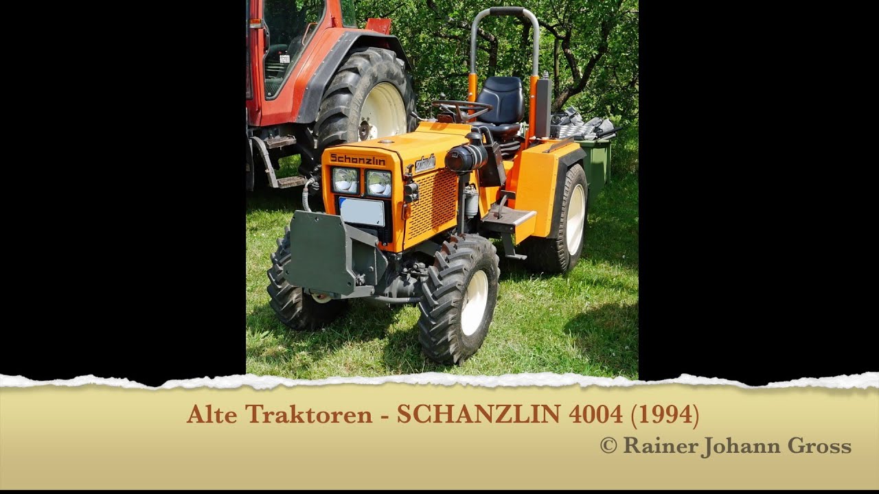 Alte Traktoren - SCHANZLIN 4004 (1994)