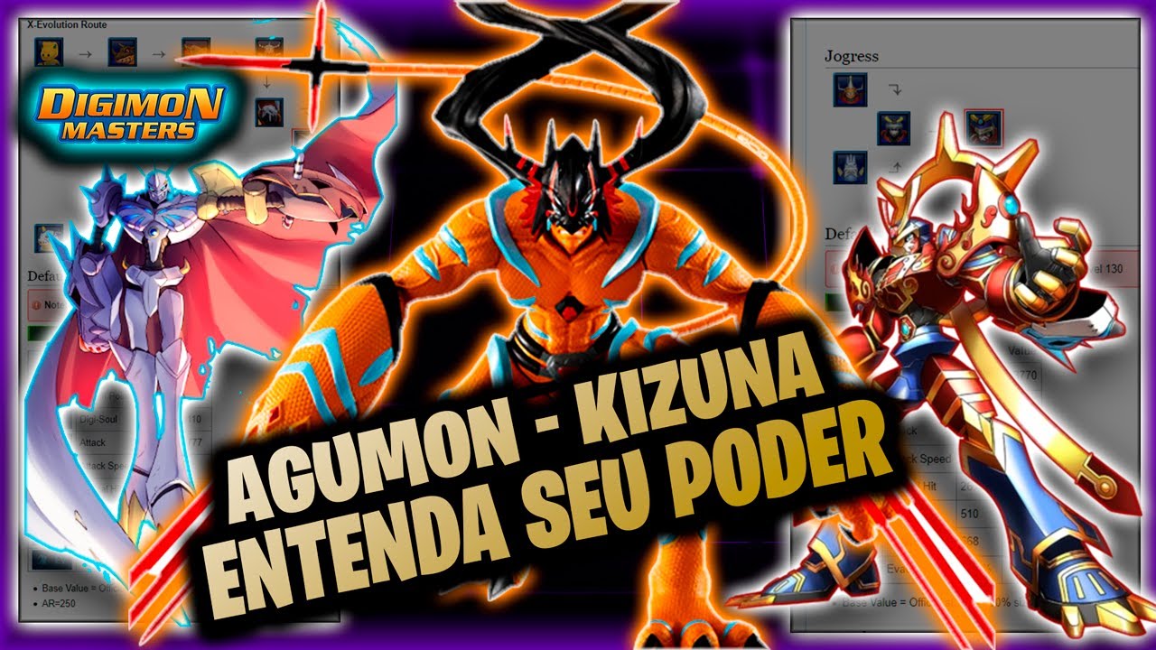 REVIEW COMPLETA E COMPARAÇÃO DO AGUMON LAST KIZUNA - DIGIMON MASTERS ONLINE