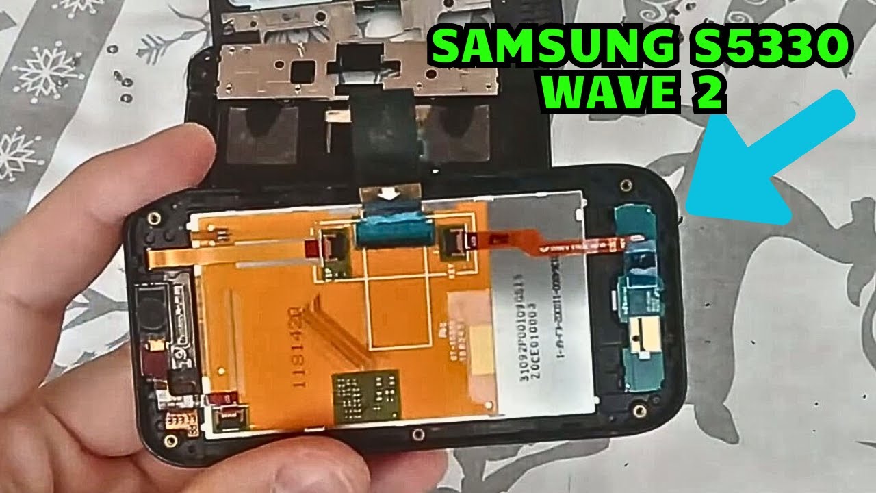 Samsung S5330 Wave 2 Pro &ndash; Demontaż, Naprawa (2010)