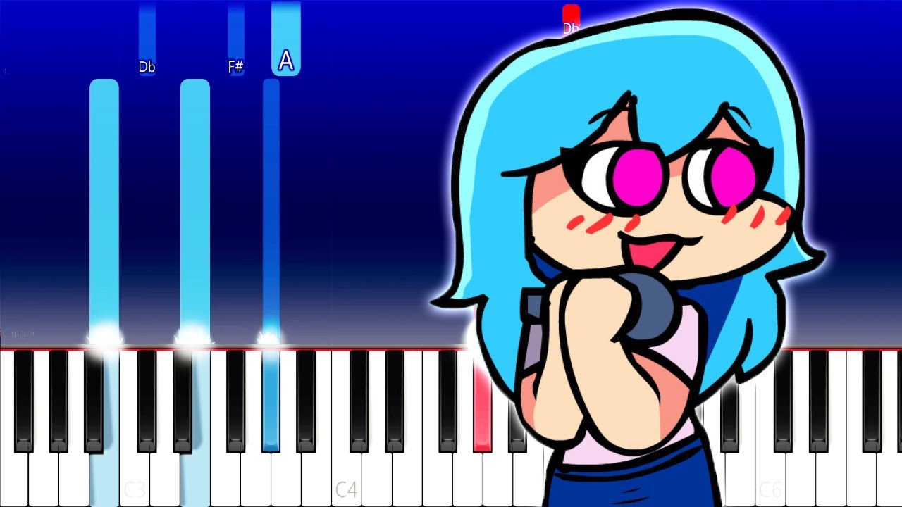 Wife Forever - Friday Night Funkin - VS Sky Mod (Piano Tutorial)