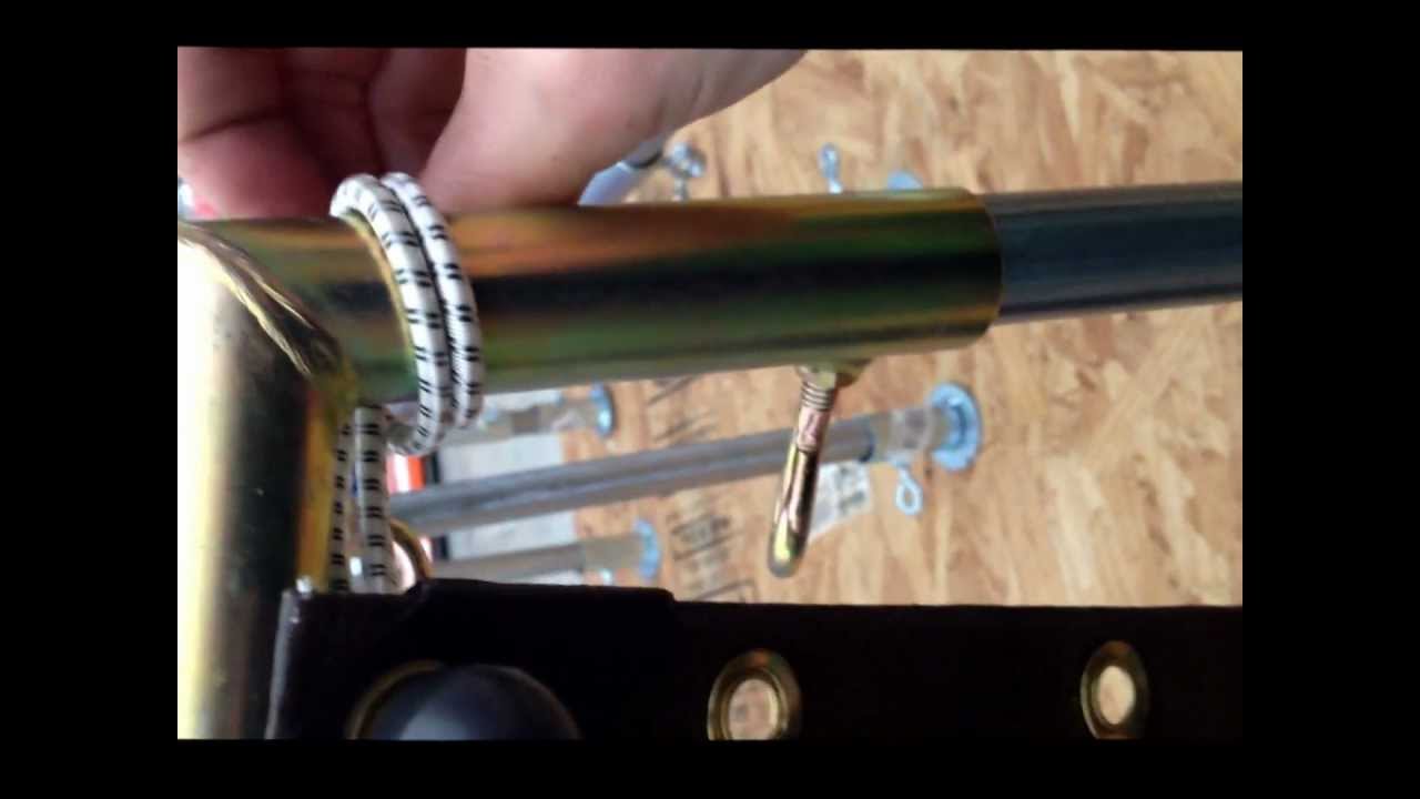 How To Install Ball Bungee Ties On A Tarp Or Canopy