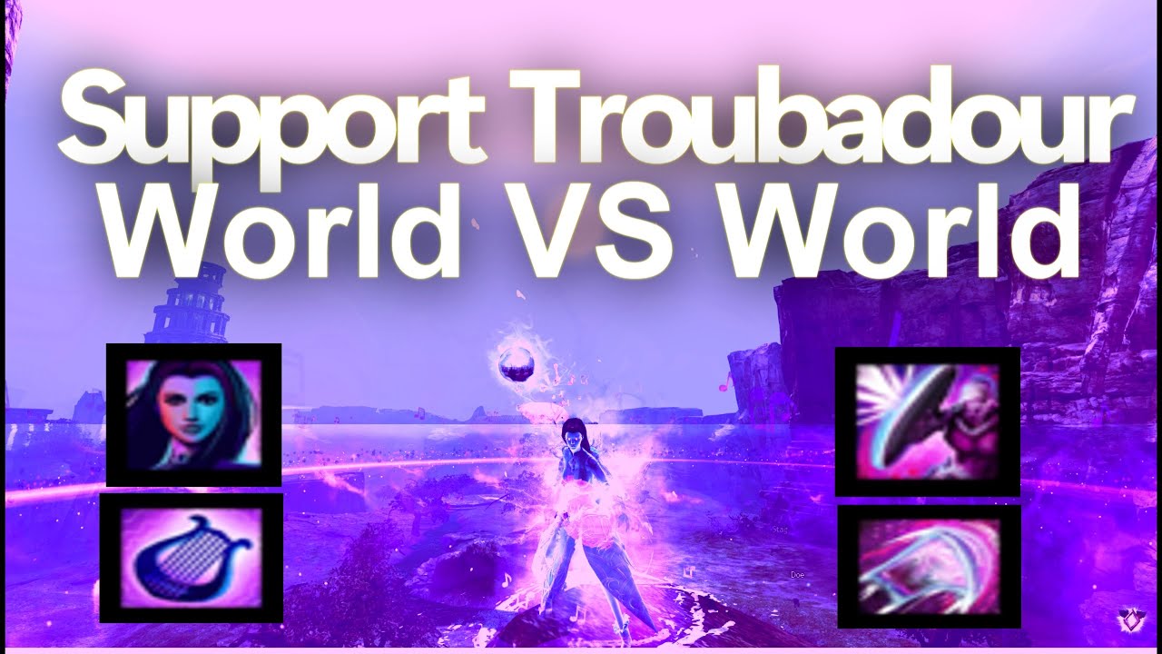 GW2 WvW Zerg [HAYA] Support Troubadour - Play a Note, Shatter a Soul.