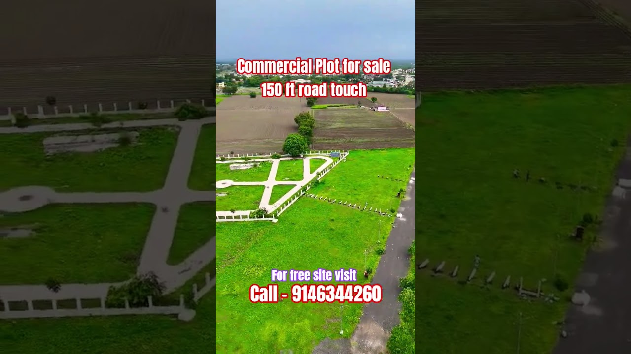 150 ft road touch commercial plot for sale near Samruddhi Highway Nagpur Property #plotforsale #plot