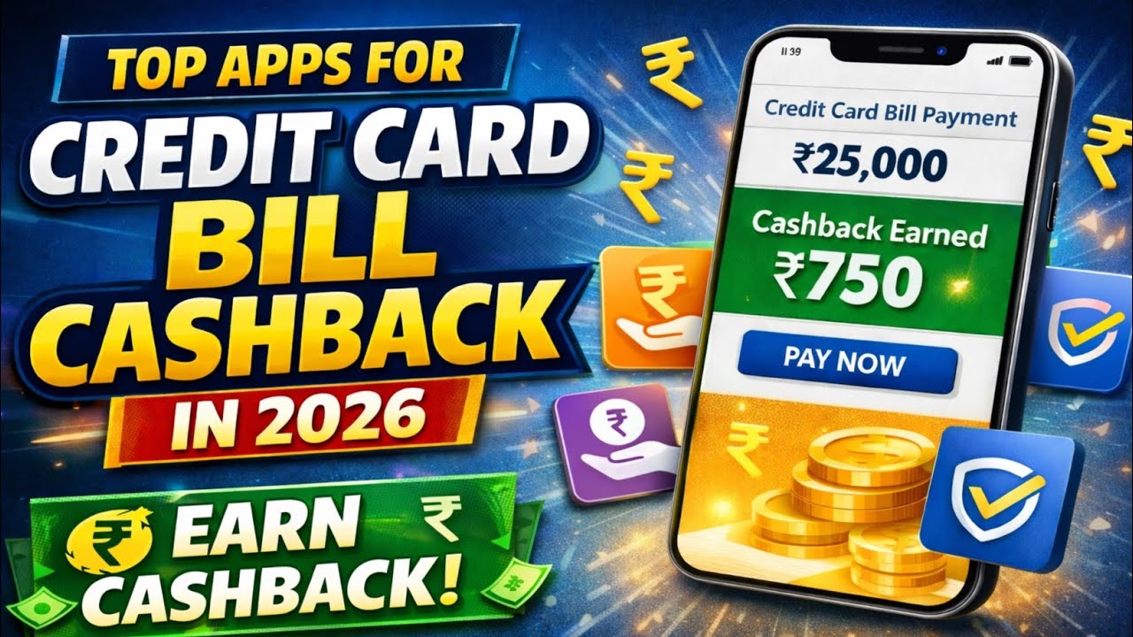 Top Apps for Credit Card Bill Cashback in 2026 | Best Credit Card Payment Cashback Apps India