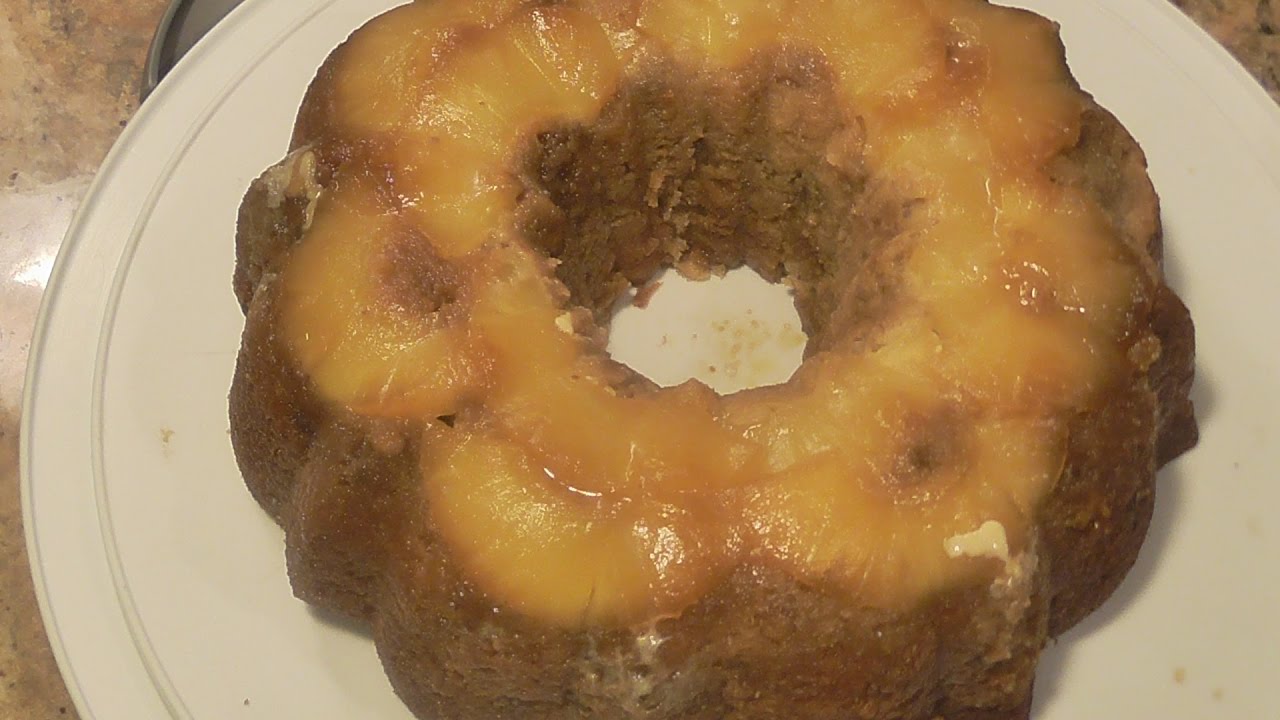 Hummingbird Upside Down Bundt Cake