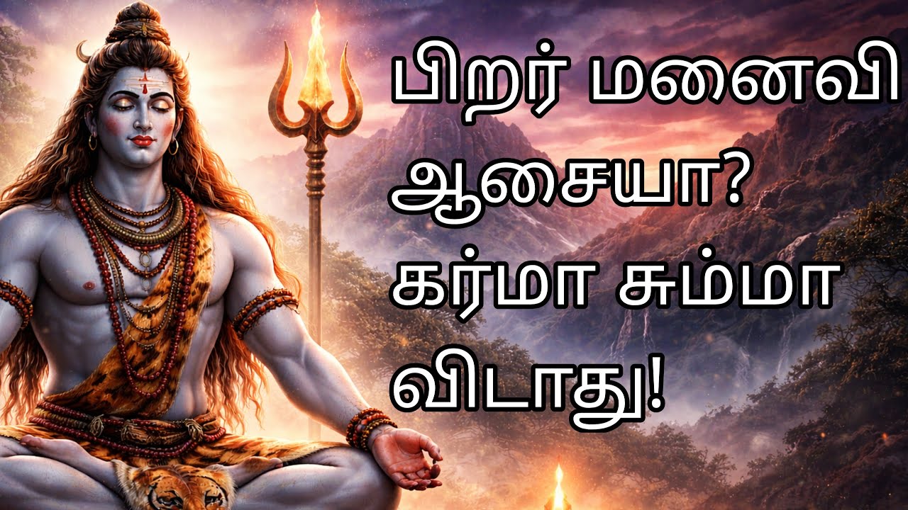 பிறரின் மனைவி மீது ஆசையா? இது தருமமா அதருமமா? #shivan #shakti 