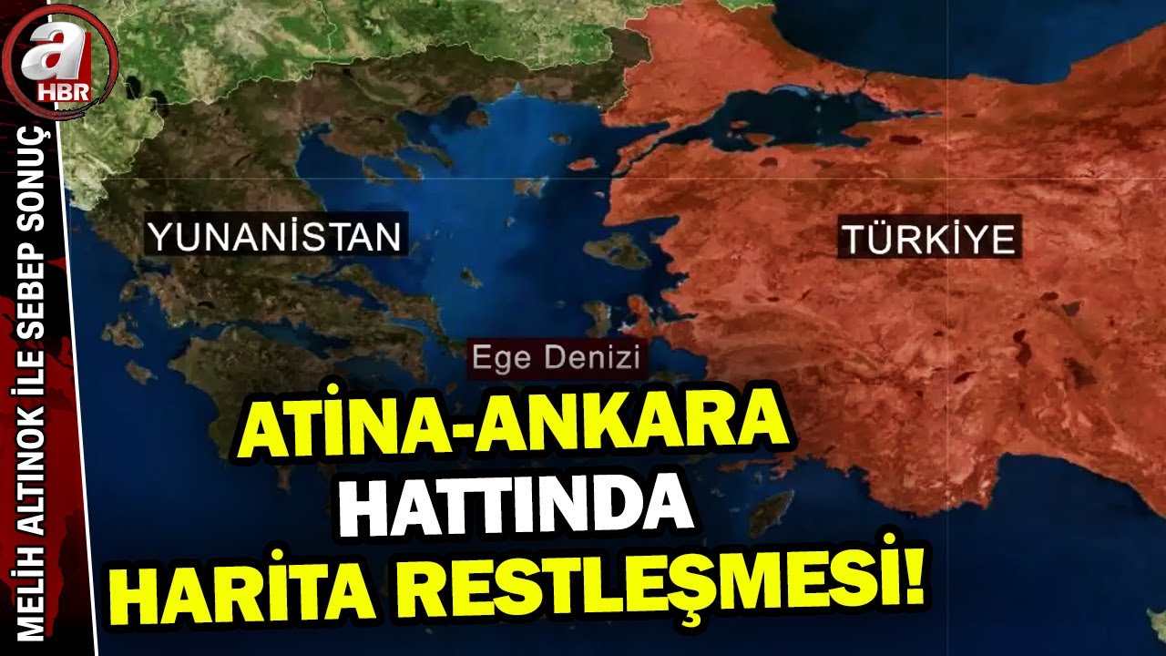 Ankara-Atina hattında harita restleşmesi! Yunanistan 