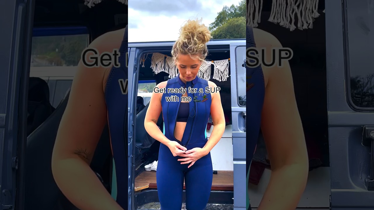 Come with me for a SUP in Devon 🏄‍♀️ 🚐 
