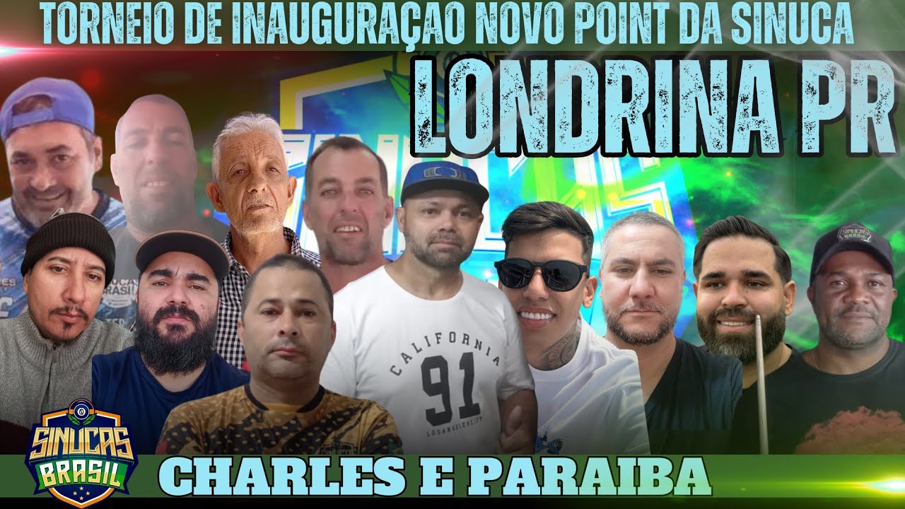 TORNEIO 5 FASE 20/09/2025 NOVO POINT DA SINUCA CHARLES E PARAIBA .   #LIVE#CAZETV#JOGOSAOVIVO