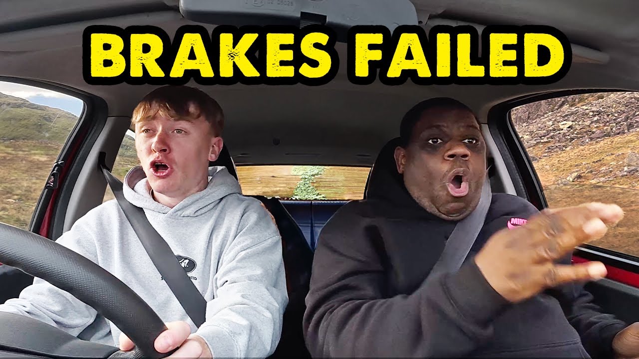 BRAKE FAILURE on UK’s STEEPEST ROAD 