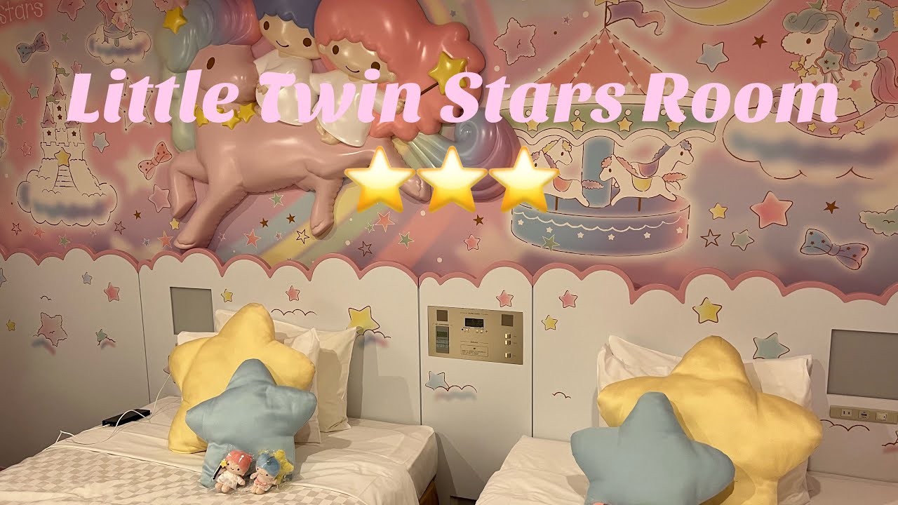 Keio Plaza Hotel Tama, Tokyo:: Little Twin Stars Room 😬⭐️✨