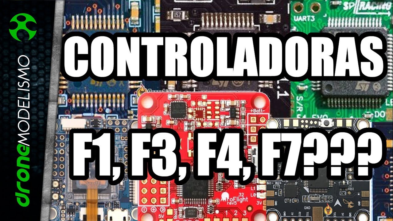 CONTROLADORAS para DRONE RACING: F1, F3, F4 e F7