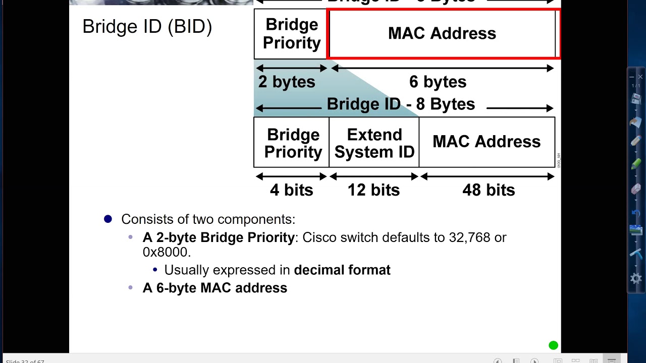 STP Introduction to Bridge ID and Path Cost