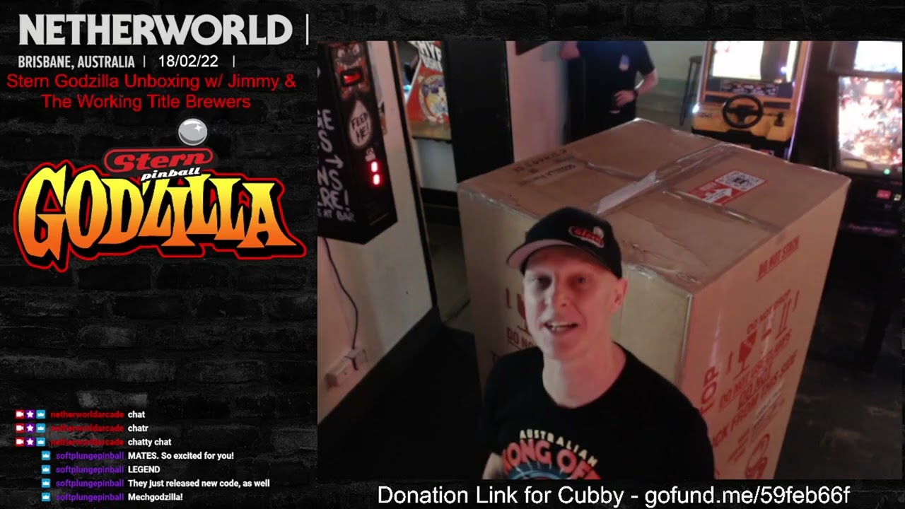 Stern Godzilla Unboxing w/ Jimmy & The Working Title Brewers